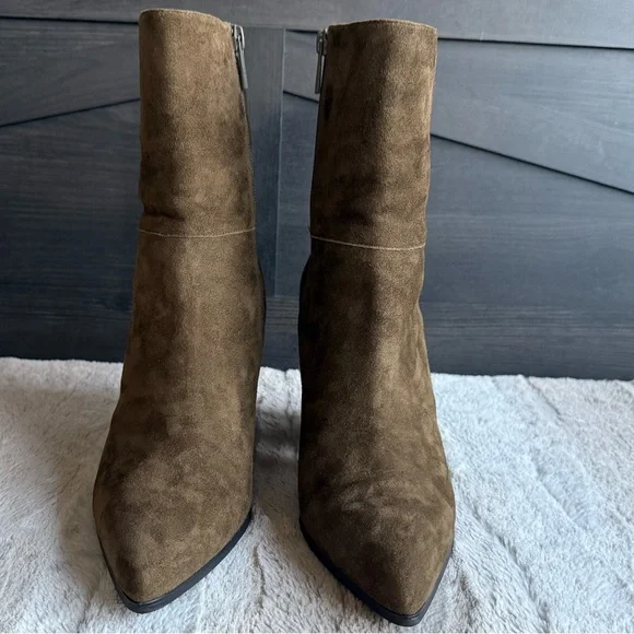 Donald J Pliner Women's Vantisp Kid Suede Boot Khaki Size 9.5 - Picture 12 of 16